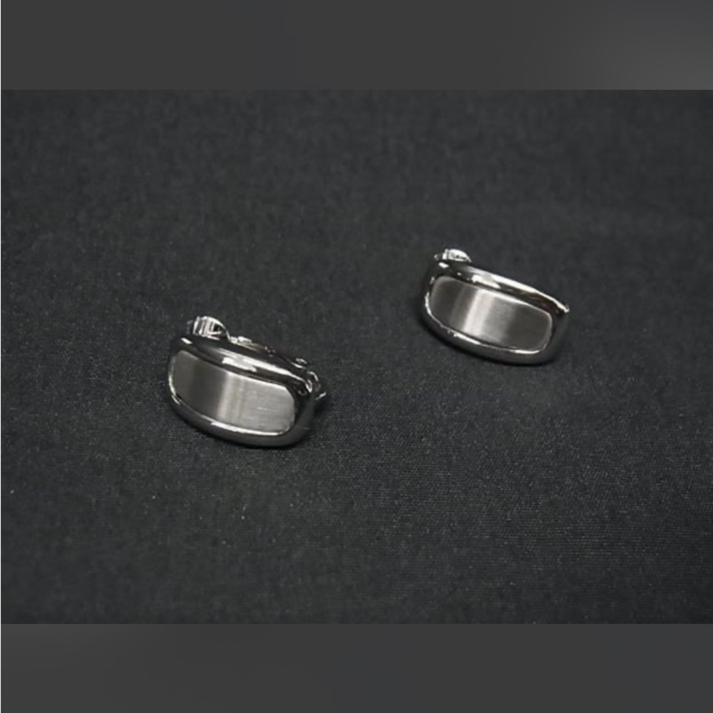 Dior Silver clip on  Earrings